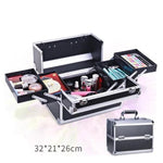 Meikki Vanity Case Musta metalli