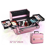Meikki Vanity Case Vaaleanpunainen