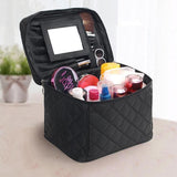 Tikkikuvioitu Vanity Case musta