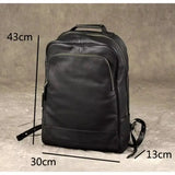 Aito musta nahka-reppu Oletusarvo Otsikko