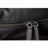 Aito musta nahka-reppu Oletusarvo Otsikko