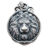Antiikki leijona riipus (hopea)