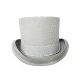 Antiikkinen silinterihattu Vaaleanharmaa / S (54-55cm)