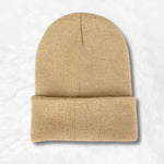 Beige beanie pipo