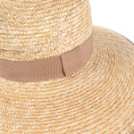 Beige olkihattu