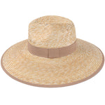 Beige olkihattu