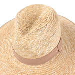 Beige olkihattu