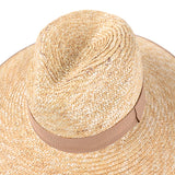 Beige olkihattu
