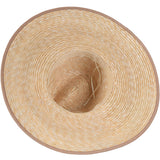 Beige olkihattu