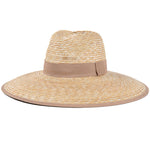 Beige olkihattu