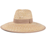 Beige olkihattu