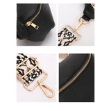 Boheemi nahkavyölaukku Musta