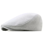 Brittityylinen baskeri Valkoinen