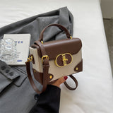 Cornelia käsilaukku Marron et blanc