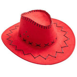 Cowboy hattu lapsille Punainen