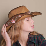 Cowboy hattu naisille