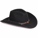 Cowboy-tyylinen huopahattu