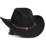 Cowboy-tyylinen huopahattu