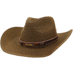 Cowboy-tyylinen olkihattu
