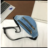 Denim vyölaukku