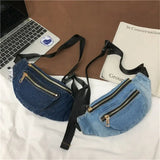 Denim vyölaukku