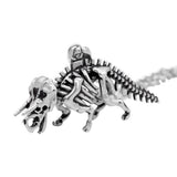 Dinosaurus luuranko Triceratops riipus kaulakoru Oletusarvo Otsikko