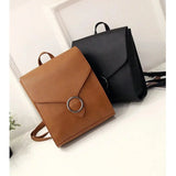 Elegantti naisten nahkareppu