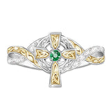 Emerald uskonnollinen sormus