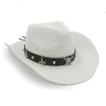 Halpa cowboy hattu Valkoinen