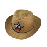 Hauska Cowboy hattu lapsille Khaki vihreä