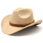 Huopahattu miehille Beige