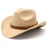 Huopahattu miehille Beige