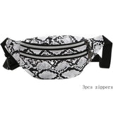 Käärmeennahkainen vyölaukku