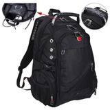 Käytännöllinen miesten reppu Musta