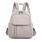 Käytännöllinen nahkareppu Violetti