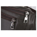 Käytännöllinen nahkavyölaukku