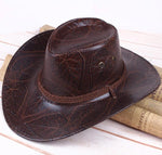 Kasvinnahkainen cowboy hattu