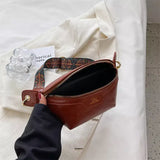 Kasvinnahkainen vyölaukku naisille