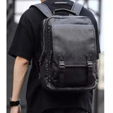 Kasvipohjainen nahkareppu läppärille Oletusarvo Otsikko