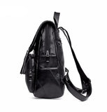 Kaupunki-reppu keinonahkaa Musta