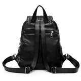 Kaupunki-reppu keinonahkaa Musta