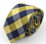 Keltainen ja musta ruudullinen solmio