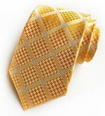 Keltainen ruudullinen solmio