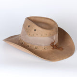 Kevyt nahkainen Cowboy hattu