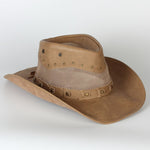 Kevyt nahkainen Cowboy hattu