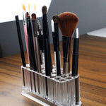 Läpinäkyvä Make-up Brush Organiser Oletusarvo Otsikko