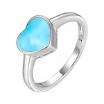 Larimar sormus hopea naisille