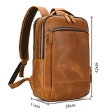 Luksus nahkainen läppärireppu Oletusarvo Otsikko