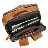 Luksus nahkainen läppärireppu Oletusarvo Otsikko