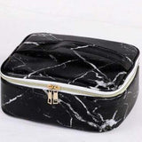 Marble Style Make-up Case Musta 2